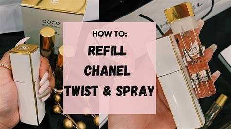 how to replace chanel twist and spray|Chanel twist and spray refill.